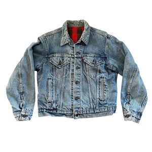 Vintage Levi’s Trucker flannel lined jacket